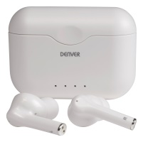Denver TWE-37 - bezdrátová Bluetooth sluchátka bílá