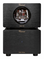 VINCENT PHO-701 - Hybridní phono předzesilovač + oddělený napájecí zdroj, černý