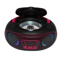 Denver TCL-212BT PINK Bluetooth Boombox s FM rádiem/CD/USB vstupem