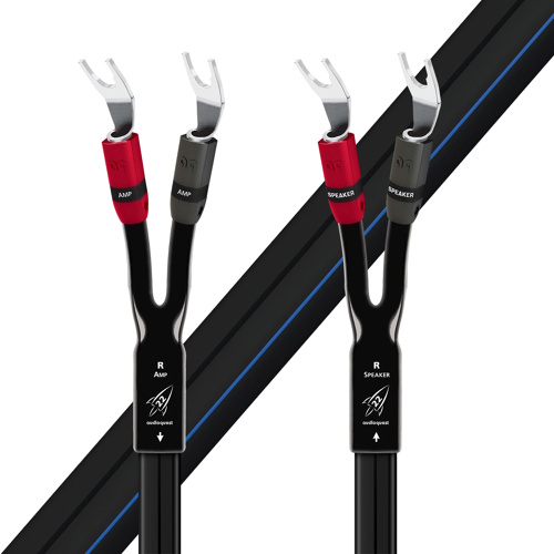 Audioquest Rocket 22 FR - reproduktorový kabel Full range, stříbrné vidličky
