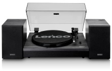 Lenco LS 300 - black, Gramofon se samostatnými reproduktory