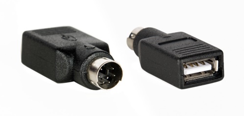 KC601 - adaptér USB A F - PS/2 M