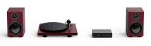 Pro-Ject Colourful Audio System 2 - All-in-one Hi-Fi systém s gramofonem - Satin Wine Red
