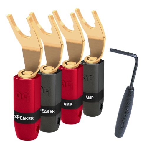 Audioquest SureGrip 300 BFA spade (set 4 ks) - vidličky na repro kabel