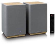 Lenco SPB-241WDGY - aktivní stereo HiFi reproduktory s BT (2)
