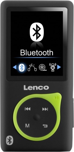 Lenco Xemio-767 Lime - MP3 přehrávač, 8GB s Bluetooth zelený