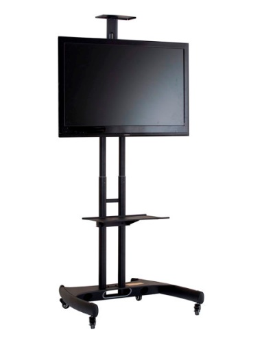 PR 2000 BLK - kompletně vybavený vozík pro videokonferenci pro obrazovky až 60