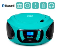 Bigben CD62BLUSBBT - přenosný CD/MP3, USB přehrávač s FM rádiem a Bluetooth