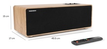 Thomson WS852 - dřevěný Bluetooth reproduktor 150 W s DO, HDMI, optika (8)